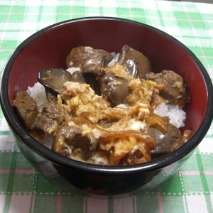 貧血対策に！鶏レバ丼